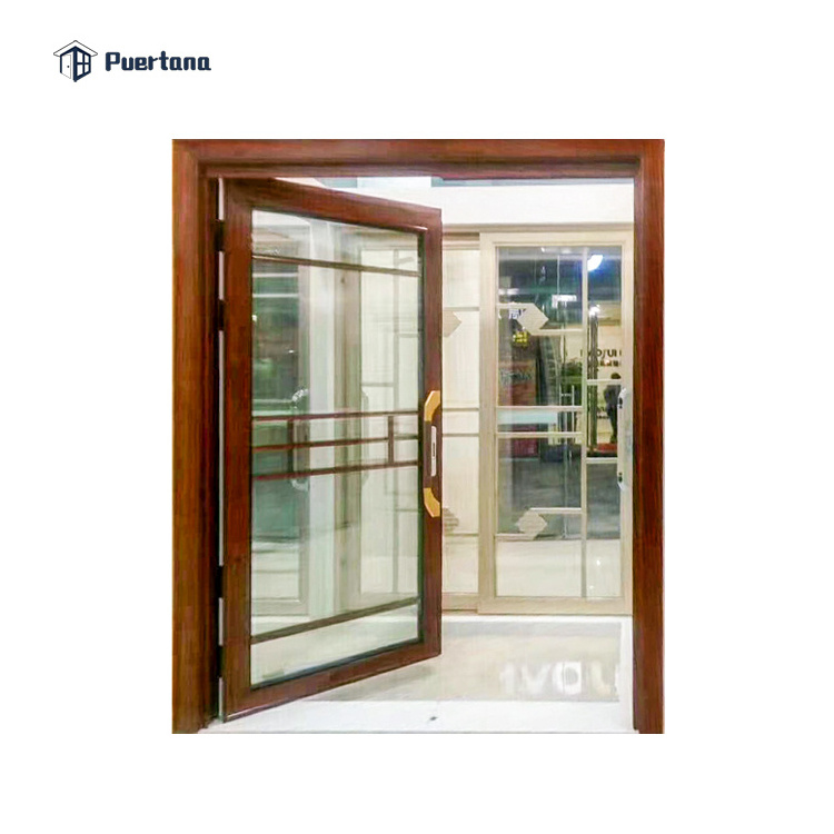 Aluminium Four Panels Folding Swing Casement Glass Sliding Doors Aluminum Pt Door Panoramic Slide And Turn Foldable Glass Door