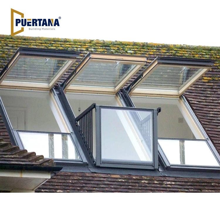 Loft Conversion Attic Roof Dormer Window Transforms Into Pop-Up Balcony Skylight