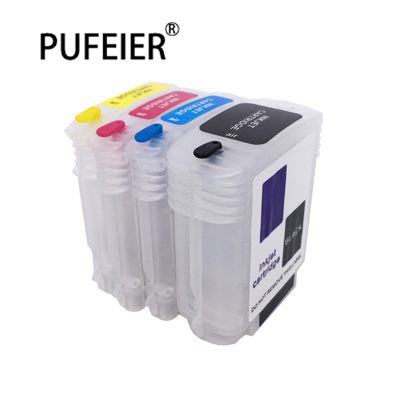 Refillable Ink Cartridge With Reset Chip Compatible For HP82 Designjet 510 810 500 500PS 800 800PS 815 820 10PS 20PS 50PS CISS