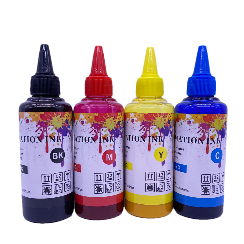 100ML Premium Sublimation Ink For Epson 4 Color CISS Ink Cup Mug Pad T Shirt Printing Ink