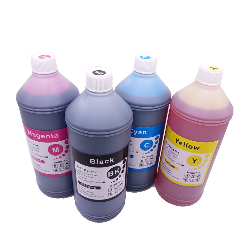 1000ml Bulk Refill Universal Ink For Epson Canon HP Brother Lexmark Dell Kodak Samsung Inkjet Printer Dye Based Ink