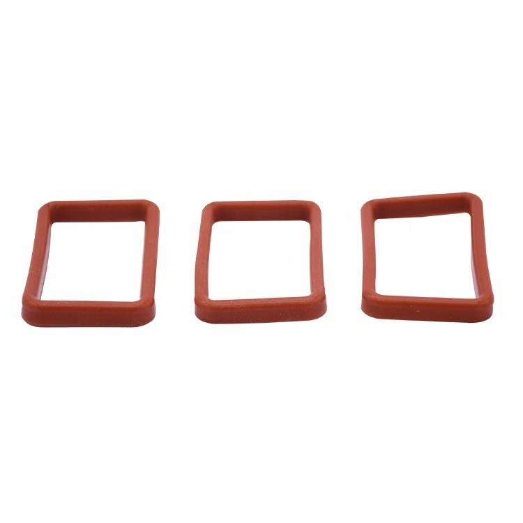 Customized Flat Rectangular Rubber Silicone Gasket