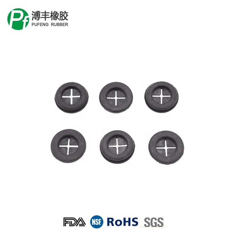 High quality rubber drywall cable grommet with cross