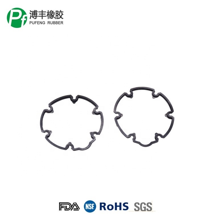 Customized Flat Rectangular Rubber Silicone Gasket