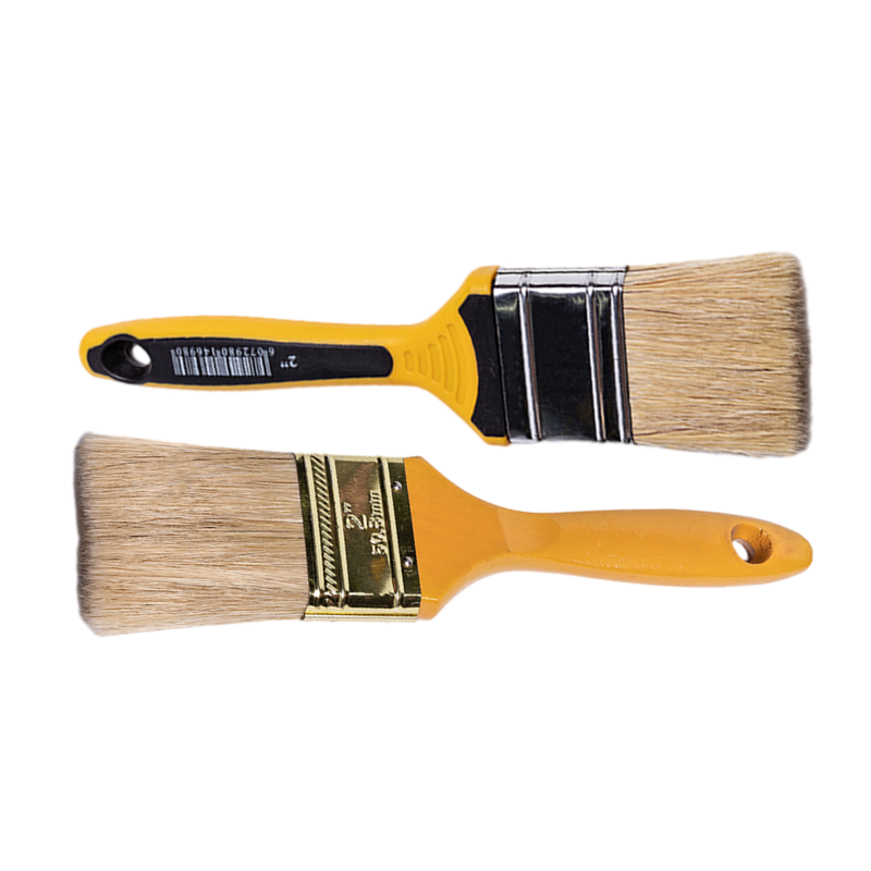 Premium OEM Factory Bulk Decorative Wooden Handle Natural Bristle Filaments Paint Brushes