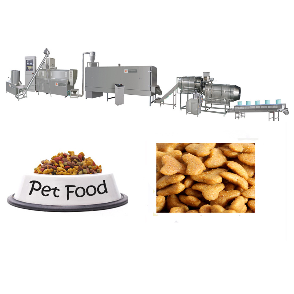 Wholesale full automatic processing dog feed machine  pet food production line