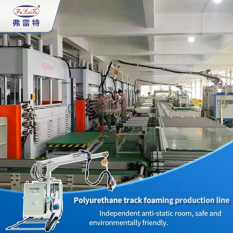 FLT Morocco air condition polyurethane foam sheet high pressure foam machine pu pouring filling equipment