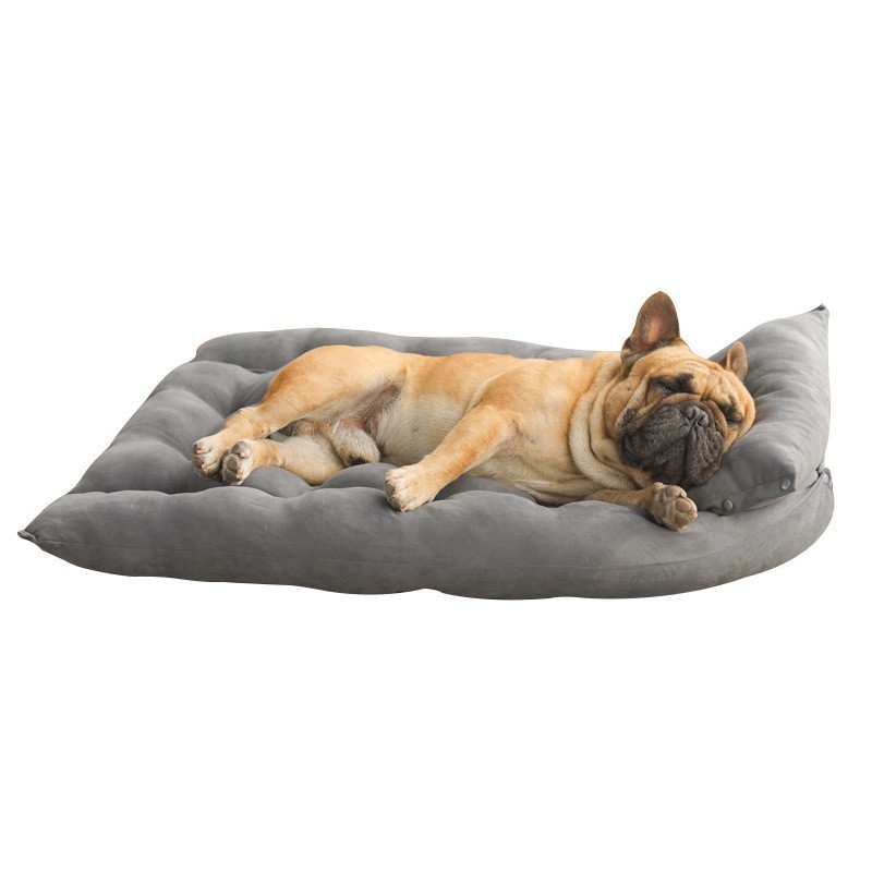 Camas De Perros High Quality Luxury Plush Foam Pet Mattress Orthopedic pet cushion Dog beds with dog plush pillow