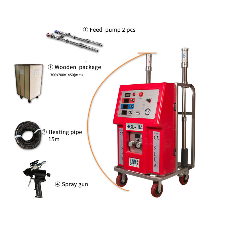 Factory Outlet PU Polyurethane Foam Spray Insulation Machine PU Foam Kit 2 Part Polyurethane Spraying Machine