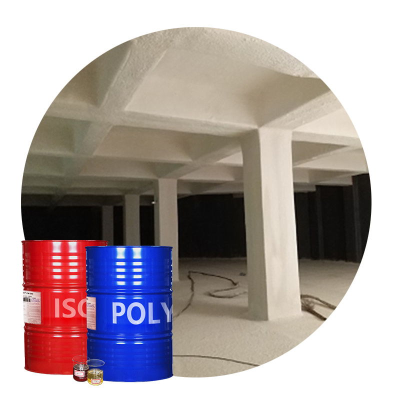 Spray Foam Insulation Kit Closed Cell 600kg/m3 Density Rigid Polyurethane Foam Pure Isocyanate Mdi For Spray Insulation