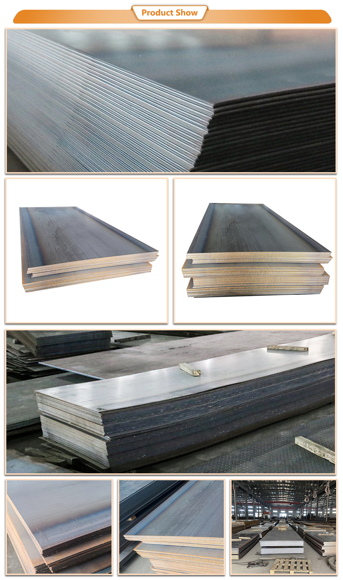 Astm A283 Grade C Mild Carbon Steel Plate 6mm Thick Galvanized Steel Sheet Metal