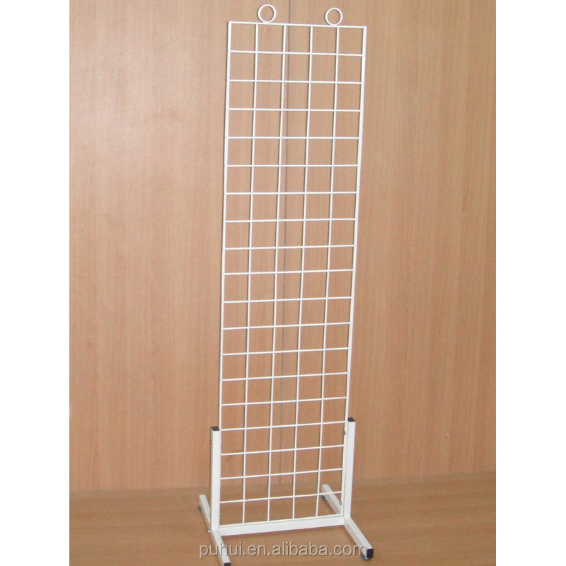 retail shop display merchandise hanging universal wire grid wall panel