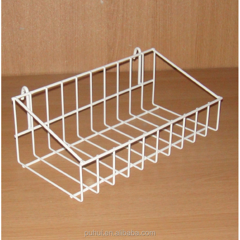 high quality powder coating shop usage products storage hanging wire grid shelf