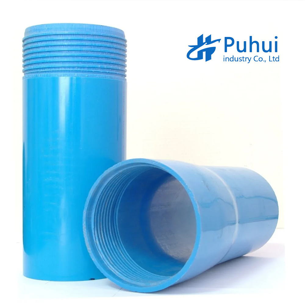 Water Supply Pvc Plastic Well Water Casing White Borehole Pipe Pvc Casing Pipe