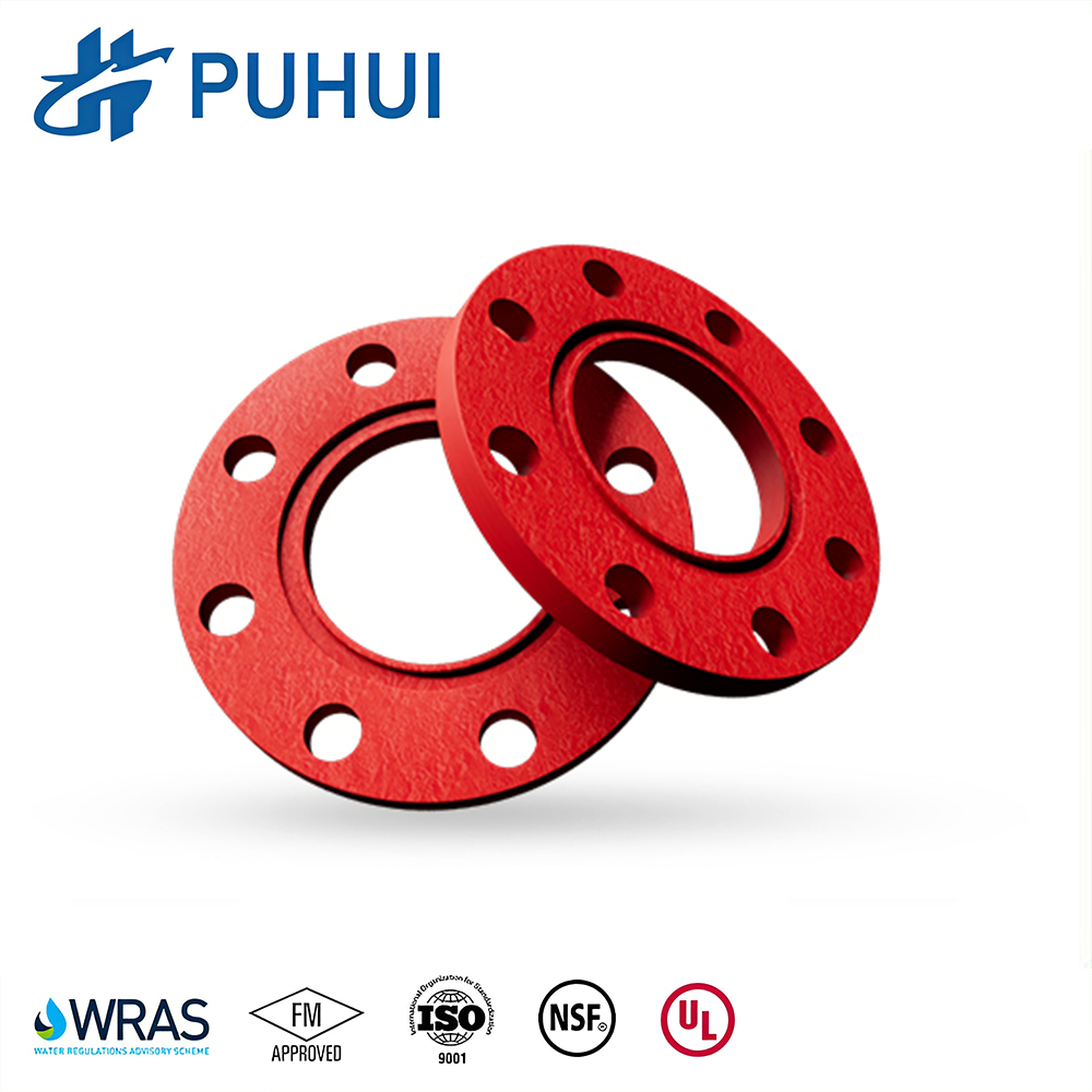 High Quality Ductile Iron Pipe Fittings Puddle Double Flange With Puddle Flange Pipes