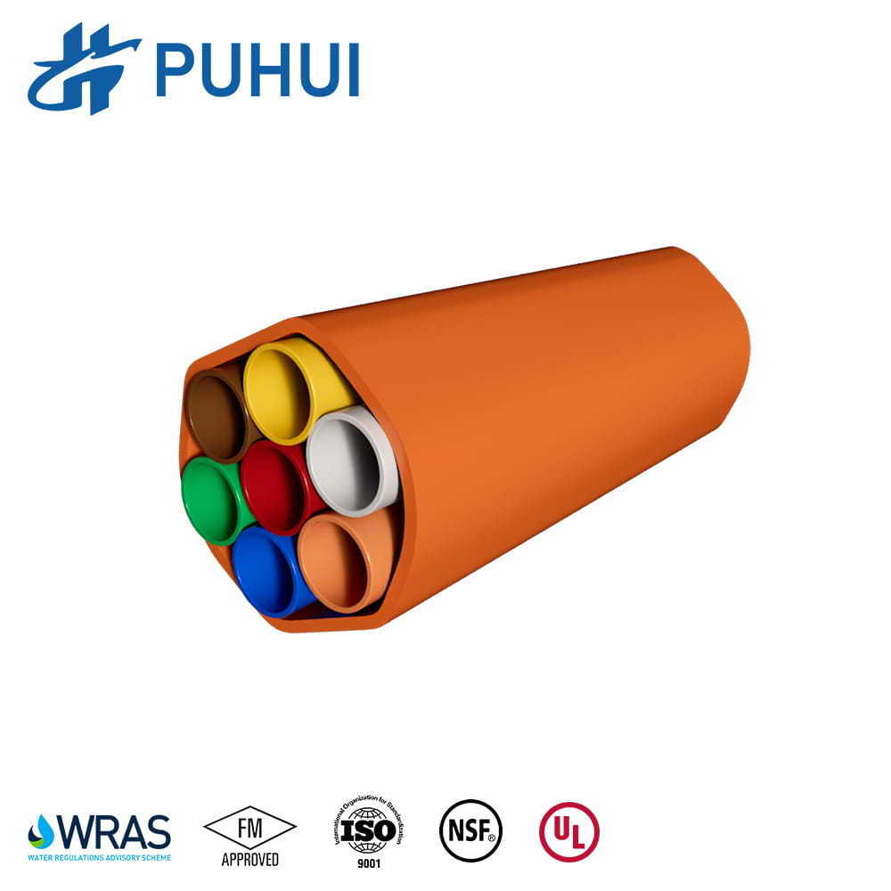 76mm 25mm 32mm Electric Electrical Protection Silicon Cated Duct Core Hdpe Pipe Fiber Optic Duct Cable For Fiber Optic Cable