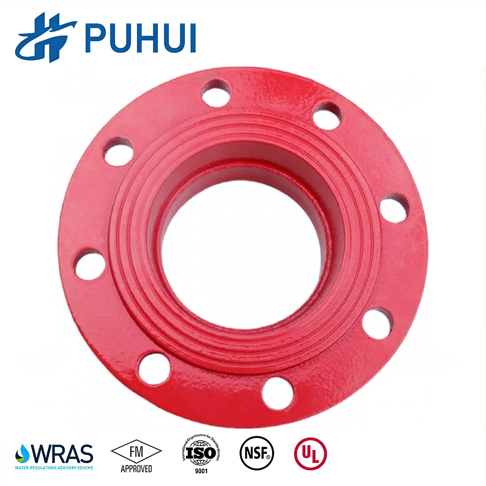 High Quality Ductile Iron Pipe Fittings Puddle Double Flange With Puddle Flange Pipes