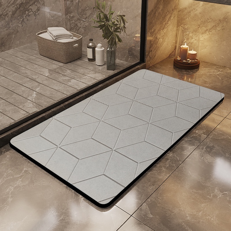 Schnell Trocknen Keset Diatomite Karakter Pad Stone Bath Eco Friendly Pliegue Diatom Ooze Mat