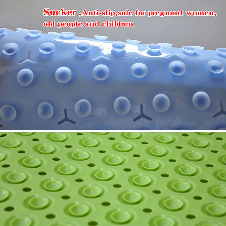 (CHAKME) Pvc Best price bath shower mat non slip Massage Rub off foot skin With holes