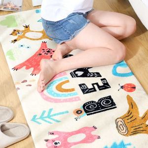 Montessori Custom Fluffy Soft Modern Area Shaggy Rugs Plush Carpet Child Carpet For Bedroom