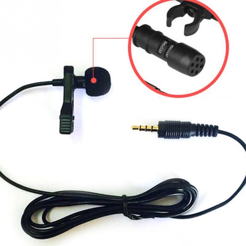 PUJIMAX microphone portable lavalier 3.5mm wired clip on microphone for phone and laptop mini microphones