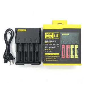 PUJIMAX 4 Slots lithium-ion battery charger li-ion battery pack charger 18650 22650 16340 lithium batteries charging adapter