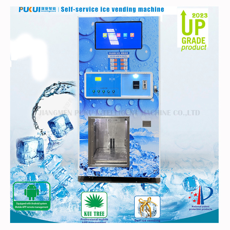 Coin operated self-service commercial ice vending machine  ice maker vending machines for sale