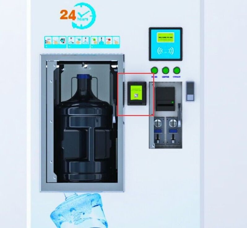 coin and bill operated water dispenser with filters purifying system /pure dirinking water vending /water vendo machine