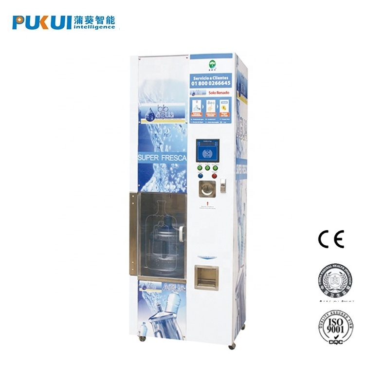 China Manufacturers  single door water Purified Automatic Commercial Water Dispenser Vending Machine