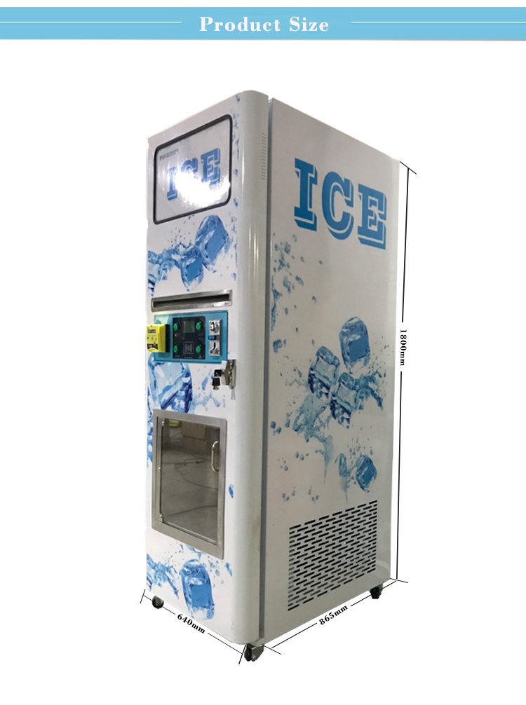 24 Hours Self Service maquina dispensadora de hielo Ice Vending Machine