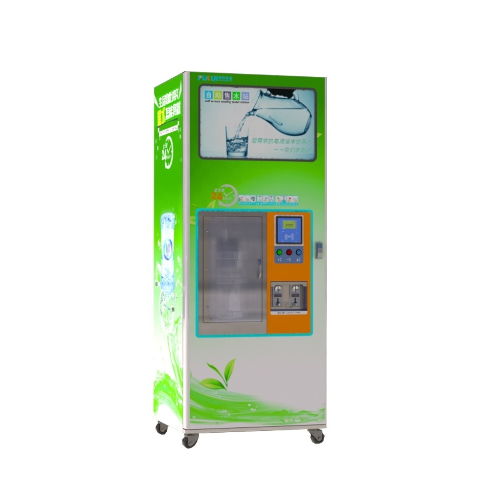 automatic purified water vending machine/ Pura venda kiosk