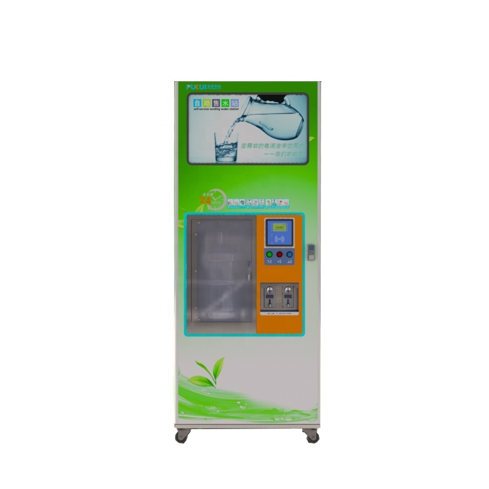 automatic purified water vending machine/ Pura venda kiosk