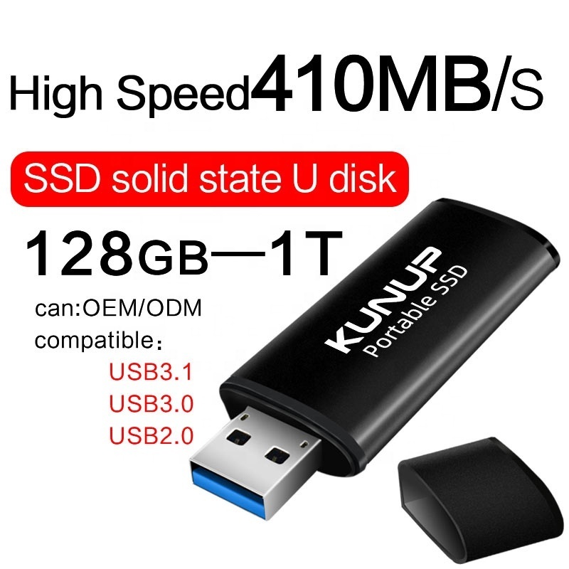 410MBs high speed 128GB 256GB 512GB 1TB 2TB solid usb hard flash drive