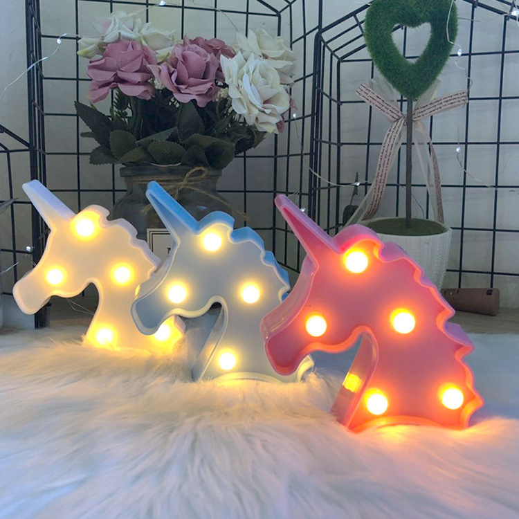 Cartoon LED Night Light Desk Lamp Pineapple/Flamingo/Cactus Modeling Table Nightlight