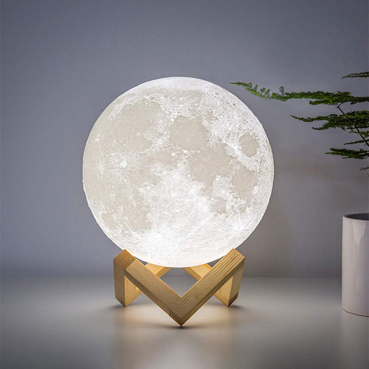 Home Decoration Gift 3D Moon Moon creative nightlight Sleep bedroom lamp Romantic star decor ambiance light