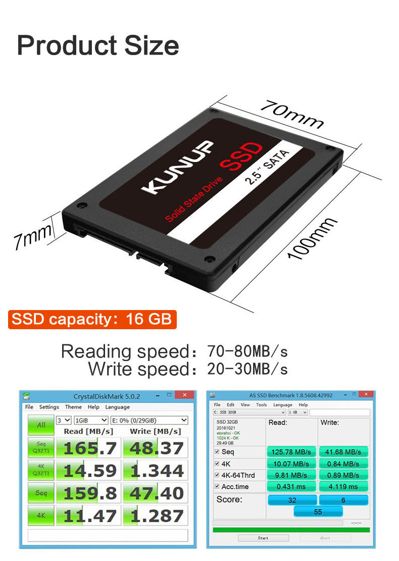 Hard Disk Drive Wholesale SSD 120GB 128GB 240GB Solid State Drive 256GB 480GB 512GB 1TB Hard Drives SATA SSD