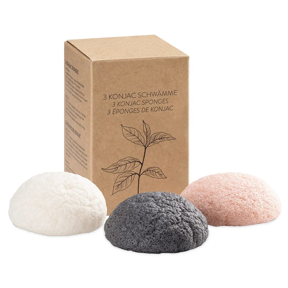 Gentle Face Cleansing Exfoliation Sensitive Skin Bamboo Charcoal Body Face Soap Of Konjac Soap