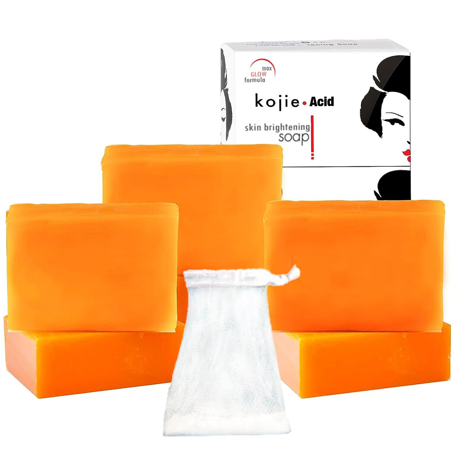 Bath Supplies Natural Real Kojie Skin Care Acne Kojic Acid Soap for Bathing and Face