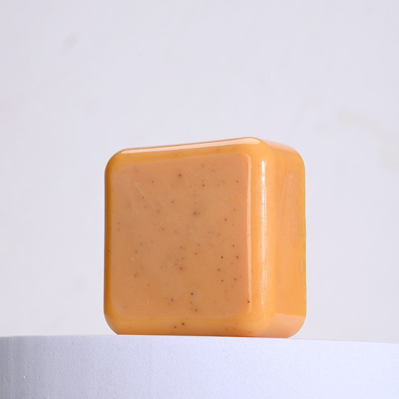 Stock 2Pcs Exfoliate Tumeric Lemon Orange Kojic Acid Whitening Soap With Glutathione