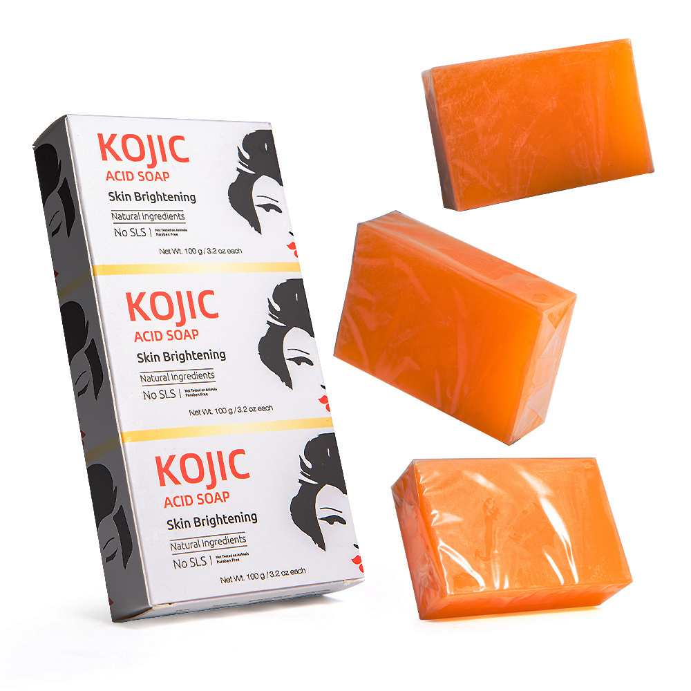 Bath Supplies Natural Real Kojie Skin Care Acne Kojic Acid Soap for Bathing and Face