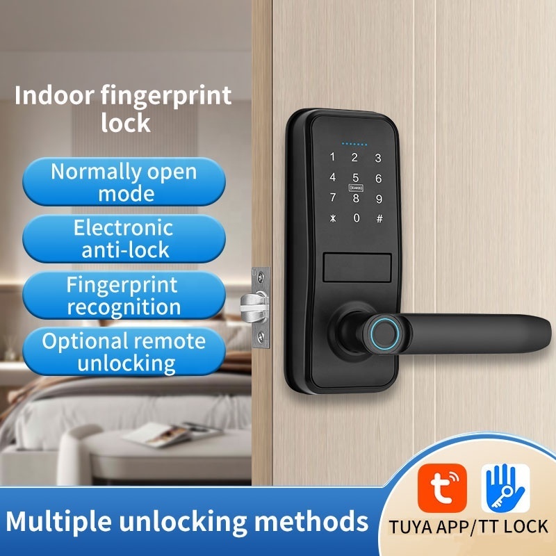 Pulido Ttlock APP Home Smart Electronic Digital Keypad NFC Code Door Lock WiFi for Home Electronic