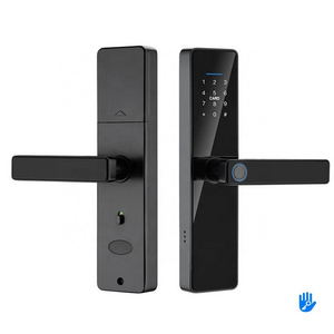 Pulido Waterproof Outdoor High Security Electric Digital Fingerprint Smart Door Lock With Tuya APP TTLOCK BLE Wifi Mobile Lock