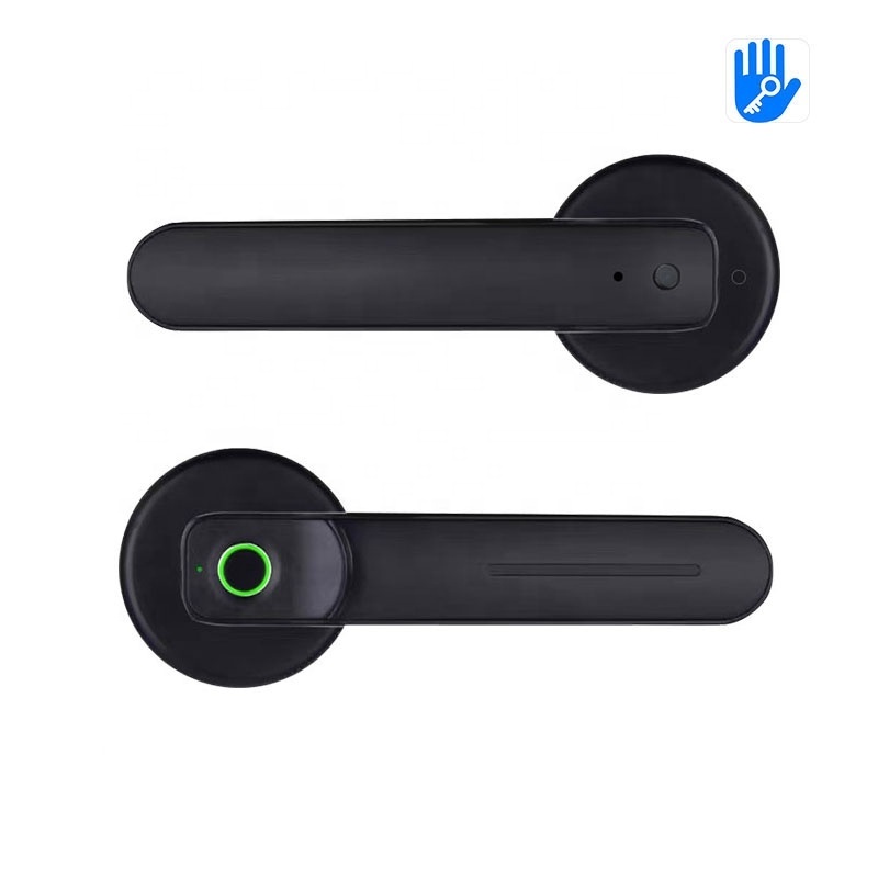 Pulido Electric Handle Lock Ttlock Smart Home Door Lock Biometric fingerprint lock cerradura inteligente con huella digital