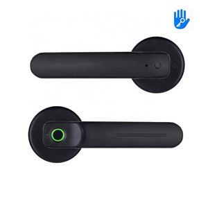 Pulido Electric Handle Lock Ttlock Smart Home Door Lock Biometric fingerprint lock cerradura inteligente con huella digital