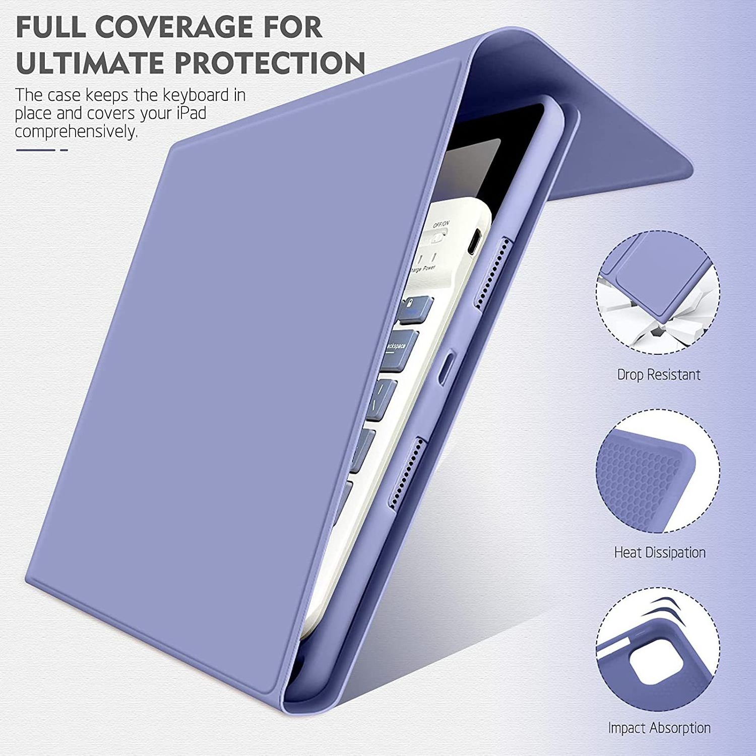 Auto Sleep/Wake Detachable Magnetic Folio Case For iPad Pro 11 Air5 10th 10.9 inch Pencil Holder Stand Keyboard Case Protective