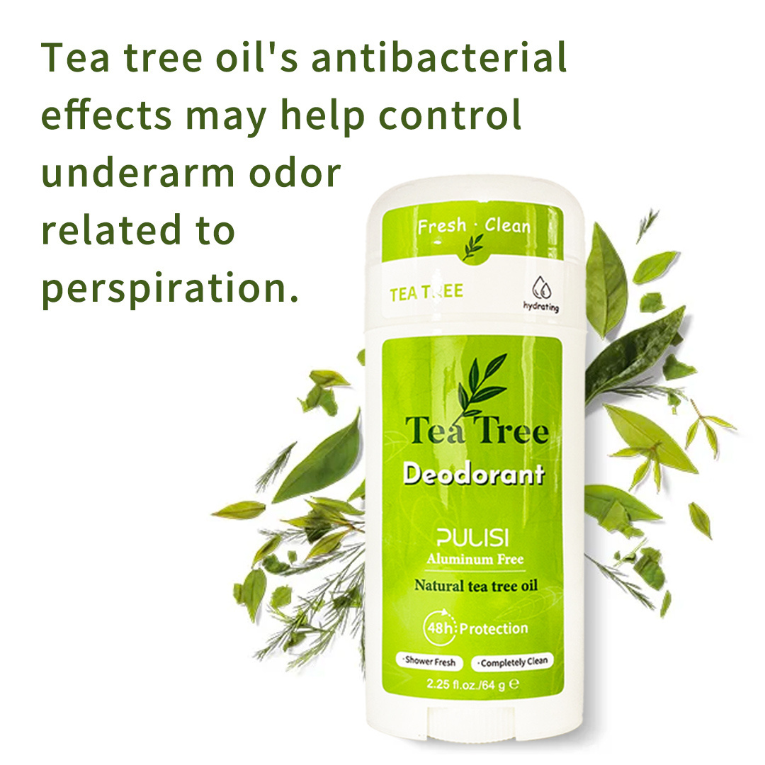 OEM factory direct Aluminum Free Desodorantes Natural Tea Tree oil Crystal Gel Stick For Men And Women deodorant