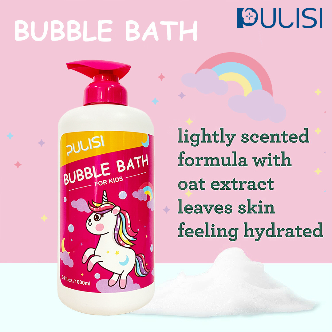 OEM-Wholesale foaming custom vegan body wash women kids bath shower gelprivate label luxury organic bubble bath liquid bubble ba