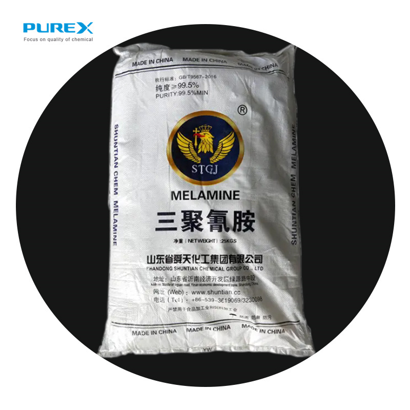 Trending Products Melamine Powder 99.8% Used in The Fields of Plastic Processing and Wood Working