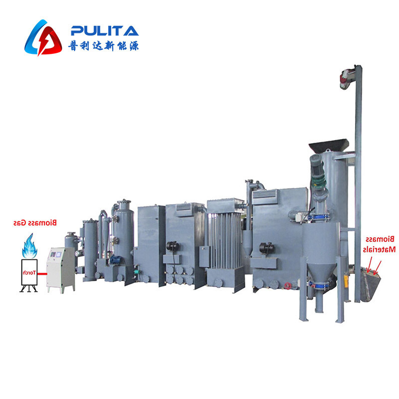 Biomass power plant industrial gasifier generator