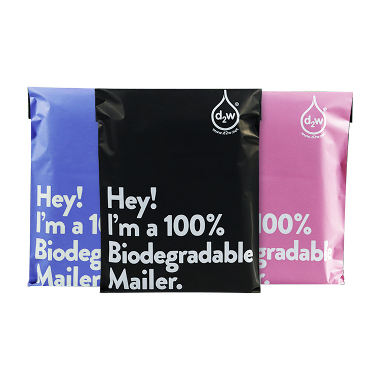 mailing bags custom logo biodegradable waterproof courier mailing bag shipping black shipping bag